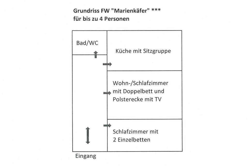 Ferienwohnung Marienkaefer Wulkow  Esterno foto